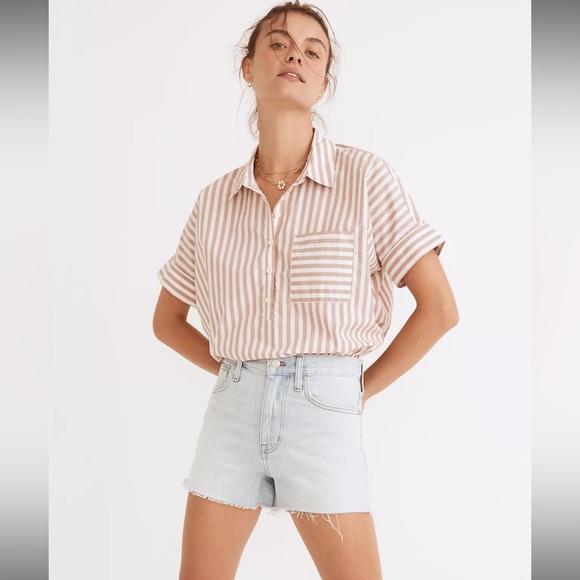 Madewell - Relaxed Denim Shorts in Essen Wash - Picture 4 of 5